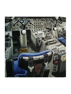 Illustration Concorde - Poste De Pilotage - 70 X 50 Cm -BOUTIQUE AERO illustration concorde poste de pilotage 70 x 50 cm 2