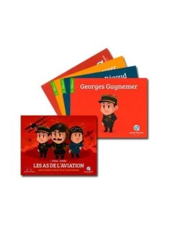 Les As De L'aviation 1914-1918 - Coffret En 3 Volumes : Georges Guynemer Célestin A. Pégoud Charles Nungesser - Avec Un Poster -BOUTIQUE AERO les as de l aviation 1914 1918 coffret en 3 volumes georges guynemer celestin a pegoud charles nungesser avec un poster 1