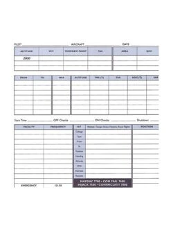 Log De Navigation VFR Executive - Format A4 Pooleys -BOUTIQUE AERO log de navigation v f r executive format a4 pooleys 1