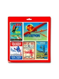 Lot De 4 Magnets Vintage