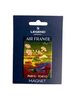 Cobi Magnet Affiche Air France Legend Paris - Tokio, Fleurs De Cerisier