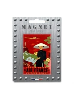 Magnet Air France Extrême Orient Chapeau Chinois