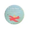 Magnet Le Petit Prince - Avion - Rond