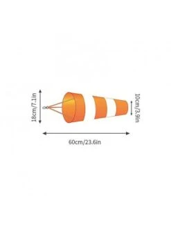 Manche à Air De Jardin Réfléchissante 60 X 18 X 10 Cm -BOUTIQUE AERO manche a air de jardin reflechissante 1 2