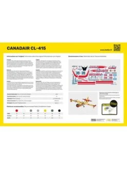 Heller Maquette à Monter CL 415 Canadair - 1/72e -BOUTIQUE AERO maquette a monter cl 415 canadair 1 72e 5