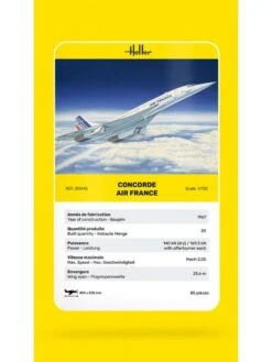 Heller Maquette à Monter Concorde Air France - 1/125e 10 Heller Maquette à Monter Concorde Air France - 1/125e -BOUTIQUE AERO maquette a monter concorde air france 1 125e 3