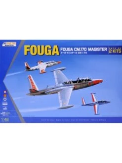 Maquette à Monter Fouga Magister CM170 1/48e - 2 En 1