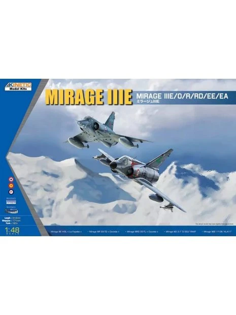Maquette à Monter Mirage IIIE - 1/48e 3 Maquette à Monter Mirage IIIE - 1/48e