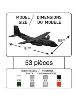 Heller Maquette à Monter Transall C160 - 1/72e -BOUTIQUE AERO maquette a monter transall c 160 2