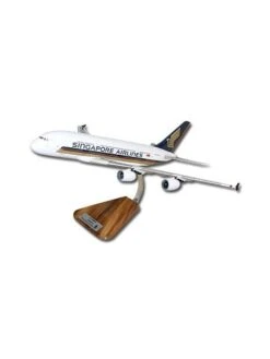 Maquette Bois Airbus A380-800 Singapore Airlines -BOUTIQUE AERO maquette bois airbus a380 800 singapore airlines 1 140e 6