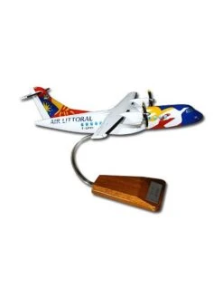 Maquette Bois ATR42 Air Littoral - 1/66e