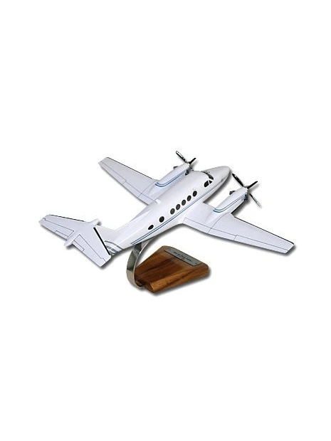 Maquette Bois Beech Super King Air 200 4 Maquette Bois Beech Super King Air 200 – Image 2