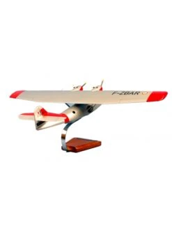 Maquette Bois Catalina PBY-5 Pélican Rouge Sécurité Civile F-ZBAR