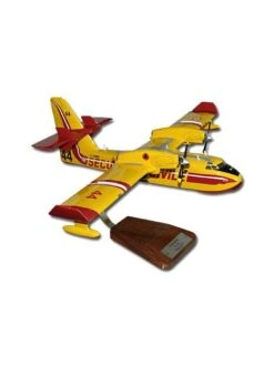 Heller Maquette Bois CL415 Canadair Sécurité Civile