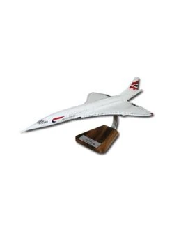 Maquette Bois British Airways Concorde N°206 G-BOAA -BOUTIQUE AERO maquette bois concorde british airways 4