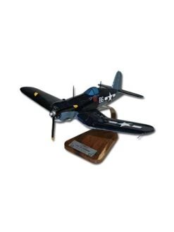 Maquette Bois Corsair F4U-A VMF214 Têtes Brûlées -BOUTIQUE AERO maquette bois corsair f4u a vmf214 tetes brulees 5