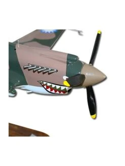 Heller Maquette Bois Curtiss P40 Warhawk -BOUTIQUE AERO maquette bois curtiss p40 warhawk 3