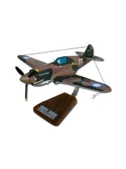 Heller Maquette Bois Curtiss P40 Warhawk -BOUTIQUE AERO maquette bois curtiss p40 warhawk 5