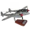 Maquette Bois P38 F5 Lightning Savoie Saint Exupéry