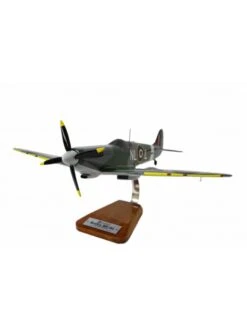 Maquette Bois Spitfire MK.IX Sqn341/GCIII/2 Alsace FAFL « René Mouchotte » 1/24e