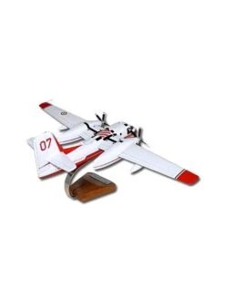 Maquette Bois Tracker S2T Turbo Firecat Sécurité Civile T07 -BOUTIQUE AERO maquette bois tracker s 2t turbo firecat securite civile t07 1
