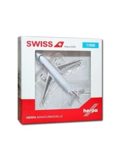 Maquette Métal A320 Swiss Airlines - 1/500e -BOUTIQUE AERO maquette metal a320 swiss airlines 1 500e 6