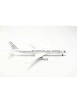 Maquette Métal A350-900 Lufthansa D-AIVD CleanTechFlyer - 1/500e