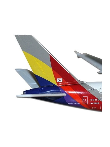 Maquette Métal A380-800 Asiana Airlines HL-7625 - 1/500e 5 Maquette Métal A380-800 Asiana Airlines HL-7625 - 1/500e – Image 3