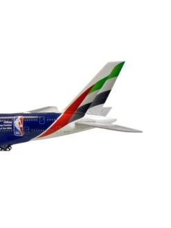 Maquette Métal A380-800 Emirates 'Official Airline Partner Of The NBA' A6-EOD - 1/400e -BOUTIQUE AERO maquette metal a380 800 emirates official airline partner of the nb 3