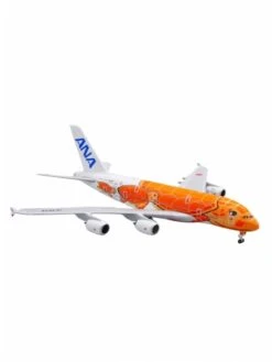 Maquette Métal Airbus A380 ANA ''Flying Honu - Ka La'' JA383A - 1/500e
