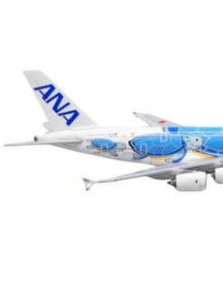 Maquette Métal Airbus A380 ANA ''Flying Honu - Lani'' JA381A - 1/500e -BOUTIQUE AERO maquette metal airbus a380 all nippon airways flying honu lani 2
