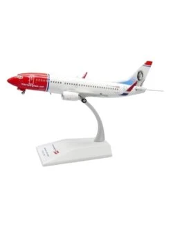 Maquette Métal Boeing B737-300 Norwegian Air Shuttle ''Roald Amundsen'' LN-KHA - 1/200e