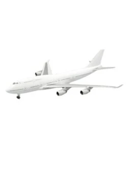 Maquette Métal Boeing B747-400 Sans Livrée - 1/400e
