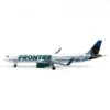 Maquette Métal Frontier Airlines Airbus A321 - N712FR “Spot The Jaguar” 1/500e