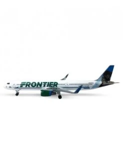 Maquette Métal Frontier Airlines Airbus A321 - N712FR “Spot The Jaguar” 1/500e