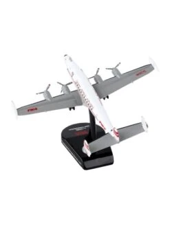 Maquette Métal Super Constellation TWA L-1049G - 1/300e -BOUTIQUE AERO maquette metal twa l 1049g timbre poste constellation modele 1300e 2