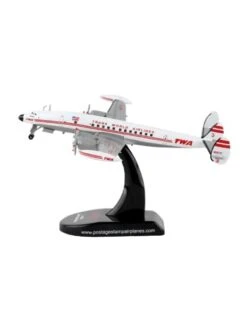 Maquette Métal Super Constellation TWA L-1049G - 1/300e -BOUTIQUE AERO maquette metal twa l 1049g timbre poste constellation modele 1300e 3