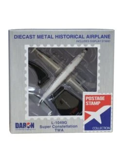 Maquette Métal Super Constellation TWA L-1049G - 1/300e -BOUTIQUE AERO maquette metal twa l 1049g timbre poste constellation modele 1300e 4