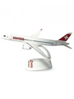 Maquette Plastique « Snap Fit » Swiss International Air Lines Airbus A220-300 – HB-JCQ 1/200e