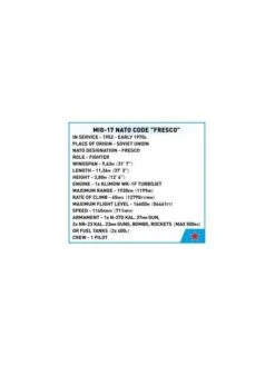 Cobi MIG-17 "FRESCO" -BOUTIQUE AERO mig 17 fresco 10