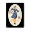 Mini Plaque Décorative Keep'em Flying TWA -BOUTIQUE AERO mini plaque decorative keep em flying t w a