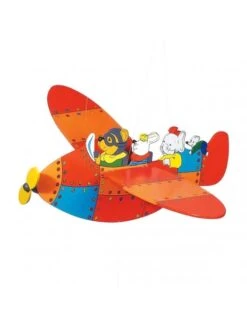 Mobile Avion En Bois, Animal Airline Goki