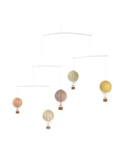 Mobile Montgolfières Couleurs Pastels