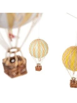 Mobile Montgolfières Couleurs Pastels -BOUTIQUE AERO mobile montgolfieres couleurs pastels 4
