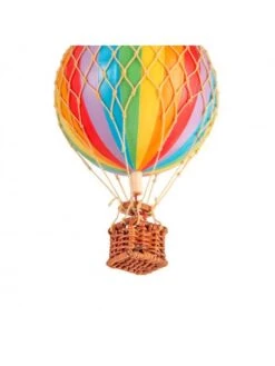 Montgolfière Arc-en-ciel à Suspendre - Diamètre 8,5 Cm -BOUTIQUE AERO montgolfiere arc en ciel a suspendre diametre 85 mm 3