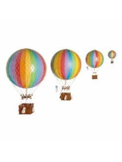 Montgolfière Arc-en-ciel à Suspendre - Diamètre 8,5 Cm -BOUTIQUE AERO montgolfiere arc en ciel a suspendre diametre 85 mm 7