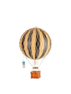 Montgolfière Noire à Suspendre - Diamètre 18 Cm -BOUTIQUE AERO montgolfiere noire a suspendre diametre 18 cm 3