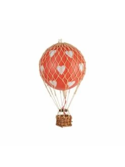 Montgolfière Rouge Avec Cœurs à Suspendre - Diamètre 8,5 Cm 10 Montgolfière Rouge Avec Cœurs à Suspendre - Diamètre 8,5 Cm -BOUTIQUE AERO montgolfiere rouge avec coeurs a suspendre diametre 85 mm 1