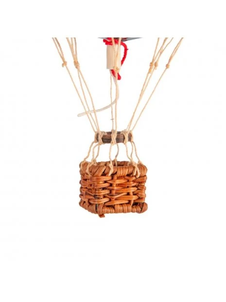 Montgolfière Rouge Avec Cœurs à Suspendre - Diamètre 8,5 Cm 7 Montgolfière Rouge Avec Cœurs à Suspendre - Diamètre 8,5 Cm – Image 5