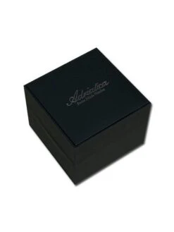 Montre Adriatica 1181.B254CH - Boîtier Noir, Cadran Noir, Bracelet Caoutchouc Noir -BOUTIQUE AERO montre adriatica 1181b254ch boitier noir cadran noir bracelet caoutchouc noir 4